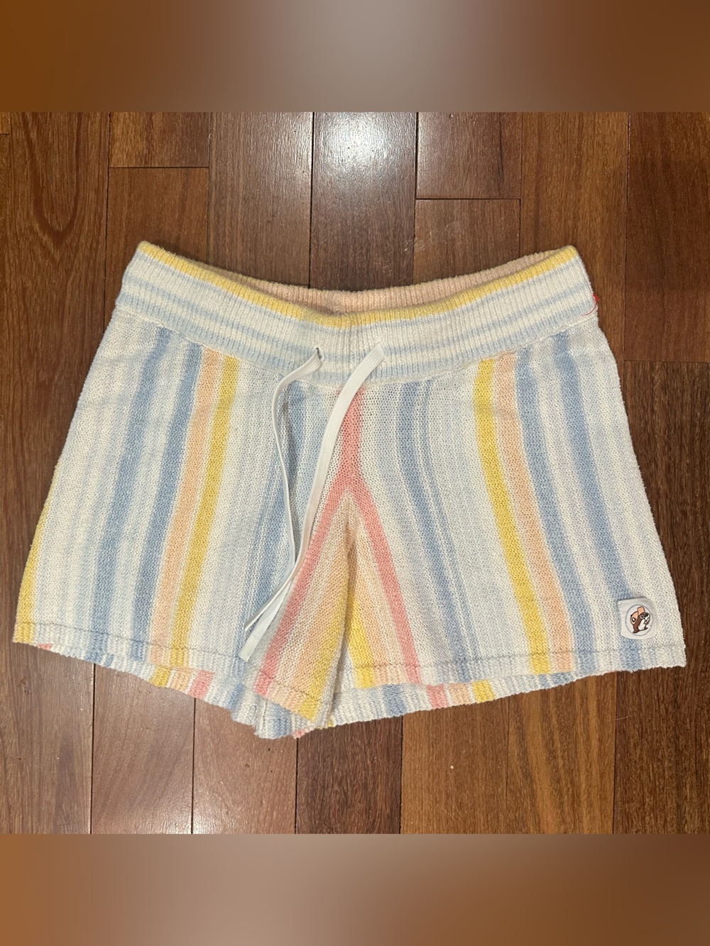 BUC-EES Pastel Stripe Knit Shorts